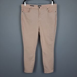 NYDJ for Chico's Blush Pink High Rise Ankle Length Skinny Jeans size 16